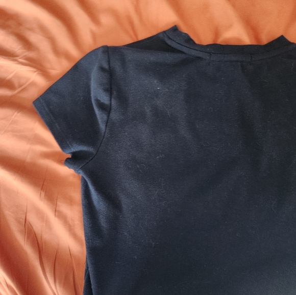 Black design tshirt, cut and paste size meduim - Picture 3 of 7